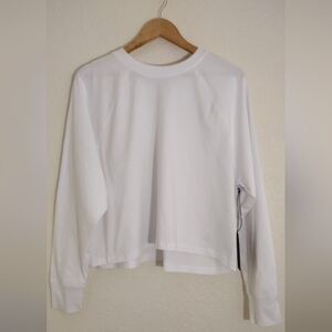 YPB Your Personal Best White Long Sleeve T-shirt.